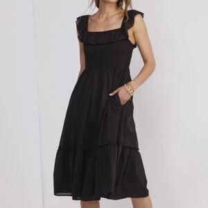 Vineyard Vines Black Sleeveless Maxi Sundress